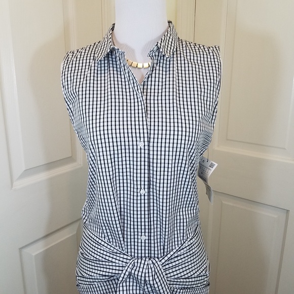 ZARA TRAFALUC BUTTON UP DRESS WITH FRONT TIE - Picture 3 of 7